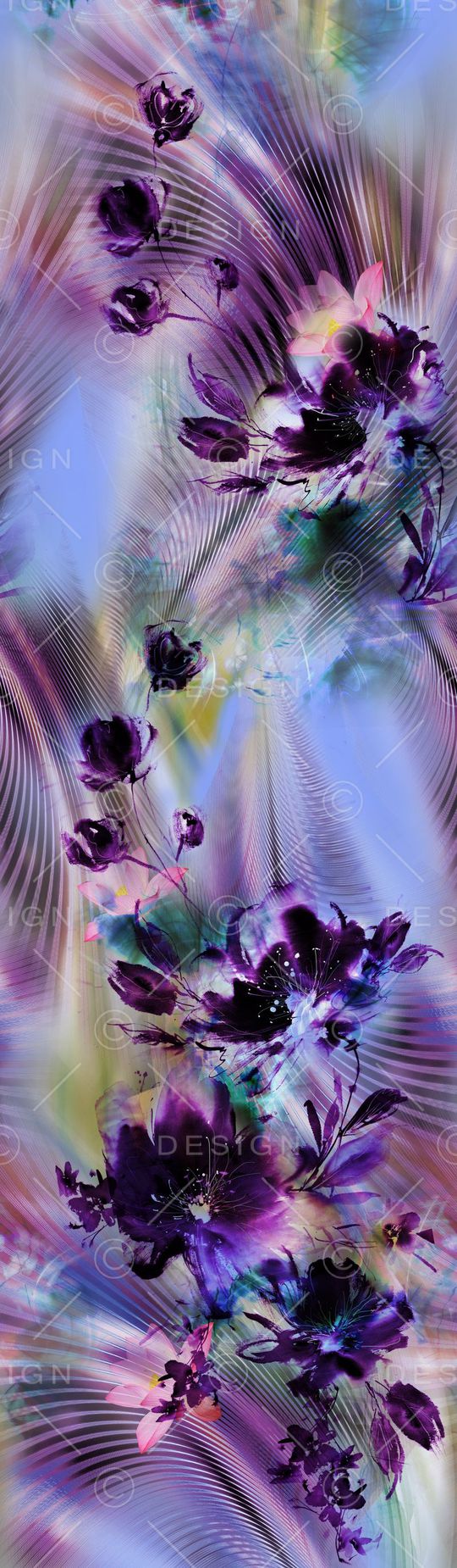 紫色印花华亿平台图片