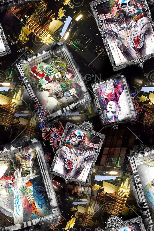 彩色印花华亿平台图片