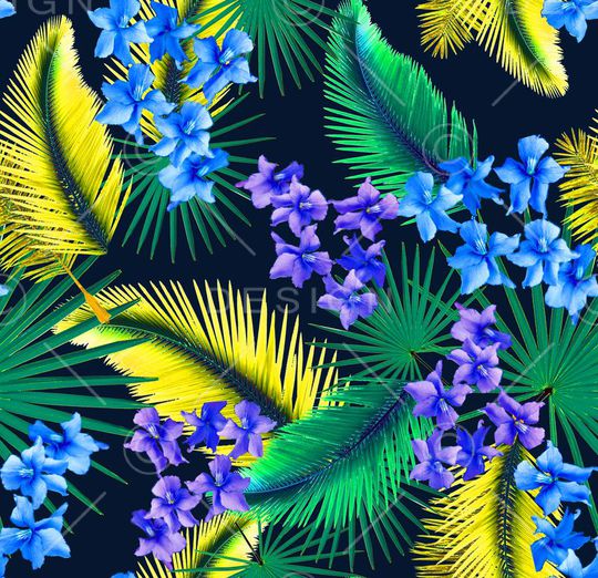 花朵印花华亿平台图片