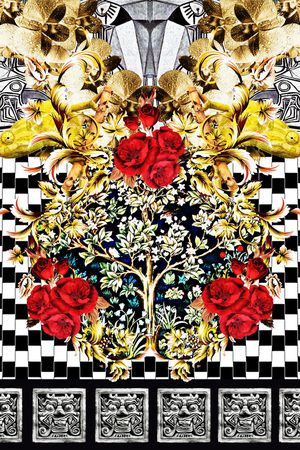 欧式印花华亿平台图片