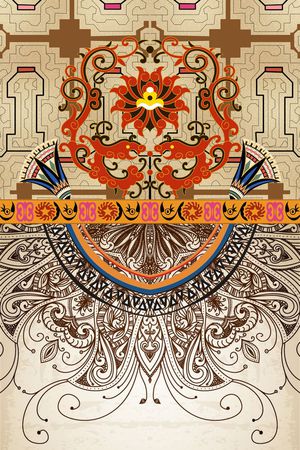 花纹印花华亿平台图片