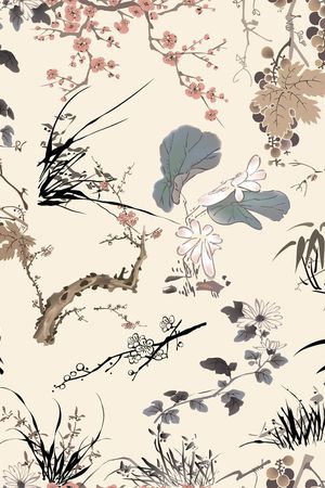 葡萄印花华亿平台图片