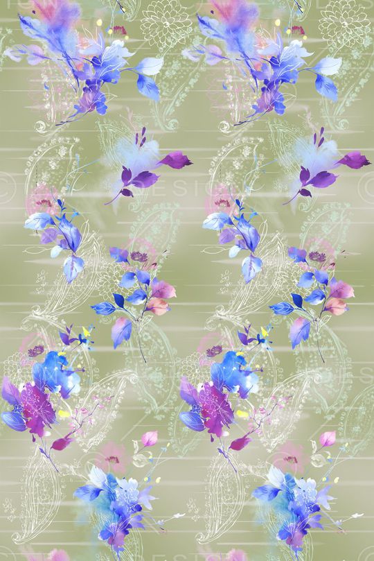 时尚梦幻手绘系列印花华亿平台图片