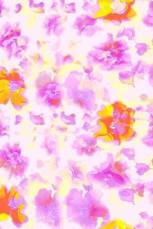 浪漫碎花印花华亿平台图片