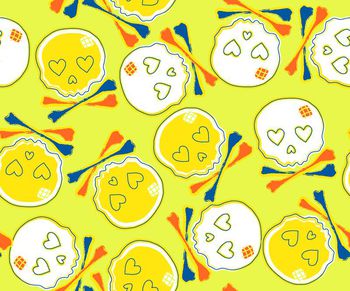 470040-小男嬰可愛骷髏頭印花