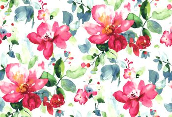 470106-水彩花叶A