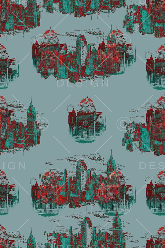 抽象印花华亿平台图片