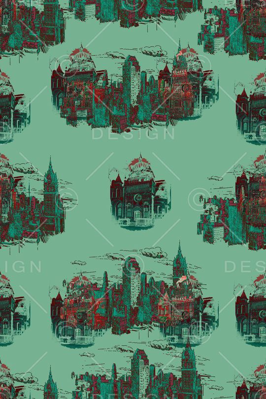 抽象印花华亿平台图片