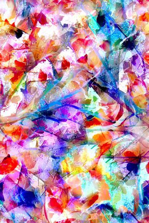 抽象印花华亿平台图片