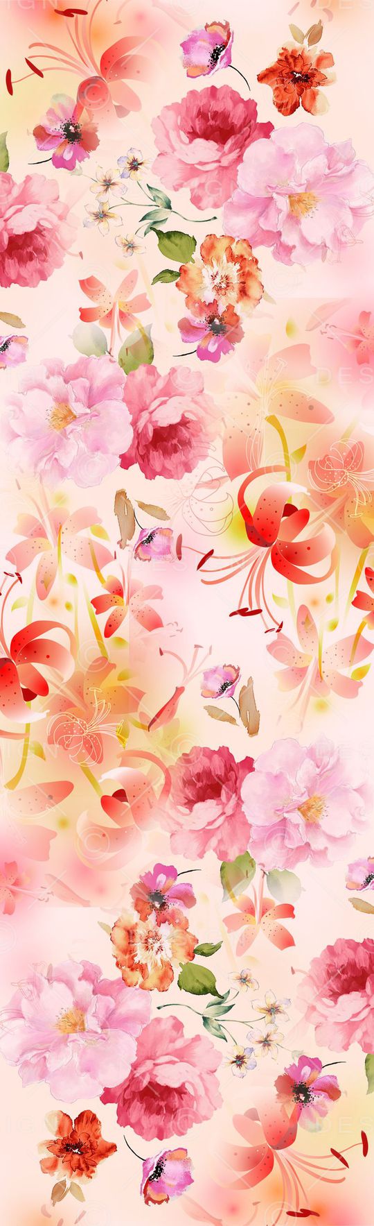 粉色印花华亿平台图片