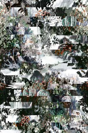 抽象印花华亿平台图片