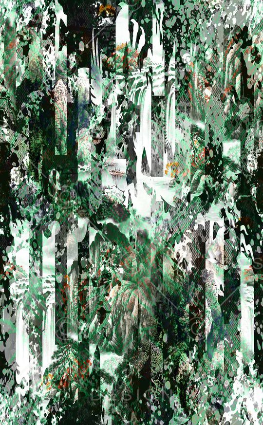 抽象印花华亿平台图片