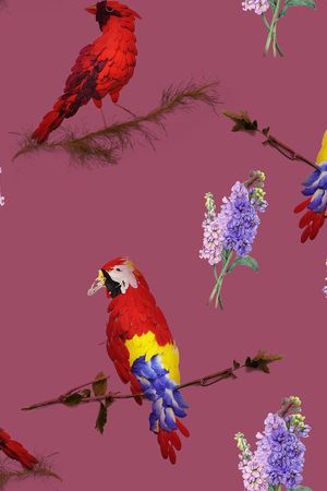 复古印花华亿平台图片