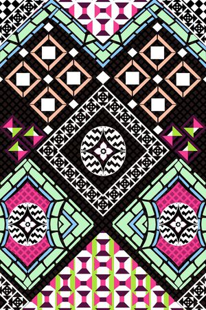 几何元素印花华亿平台图片