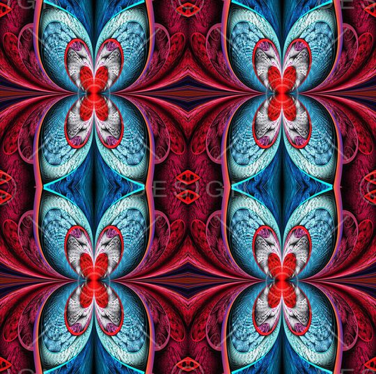 复古印花华亿平台图片