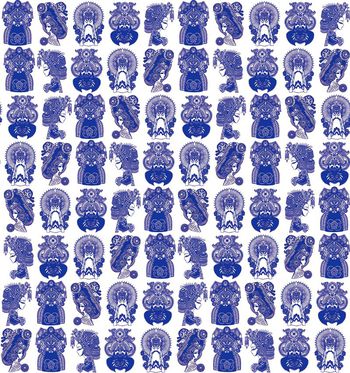 470330-复古中国风京剧脸谱剪纸华亿平台