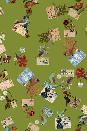 复古印花华亿平台图片