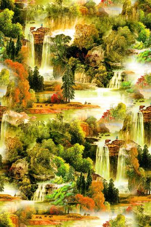 潮流大牌印花华亿平台图片