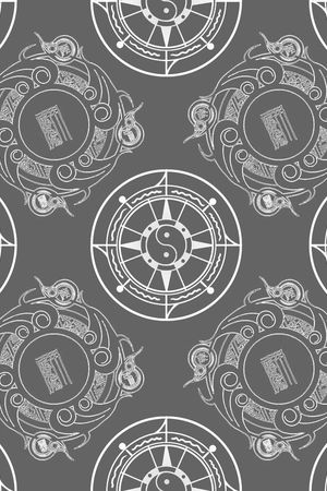 中国风印花华亿平台图片