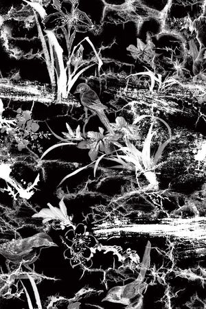 中国风印花华亿平台图片