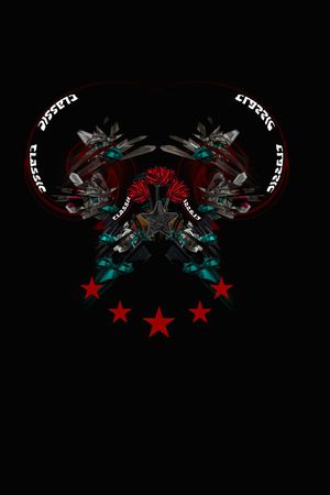 前胸定位花印花华亿平台图片