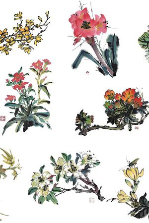 花朵印花华亿平台图片