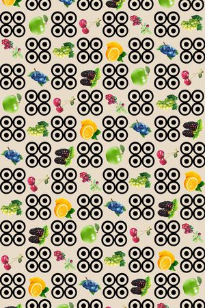 夏日清凉印花华亿平台图片