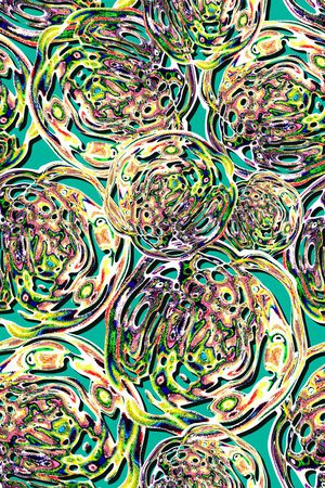 抽象印花华亿平台图片