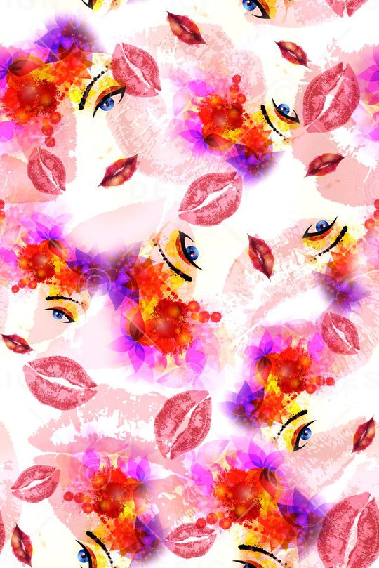 抽象印花华亿平台图片