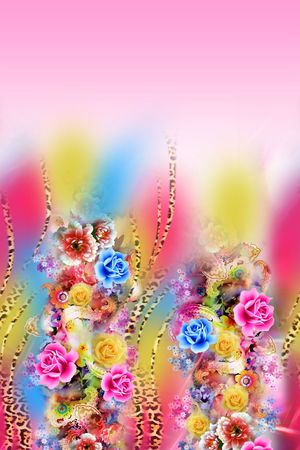 时尚豹纹印花华亿平台图片