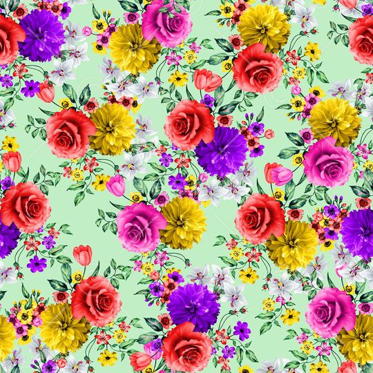 清新印花华亿平台图片