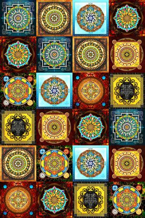 抽象印花华亿平台图片