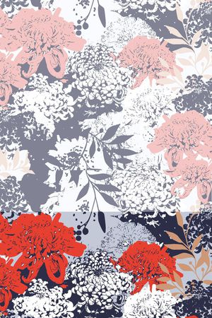 复古印花华亿平台图片