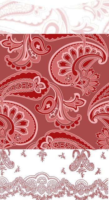 佩斯利印花华亿平台图片