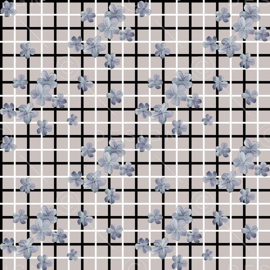 格子印花华亿平台图片