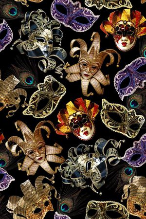 黑底印花华亿平台图片