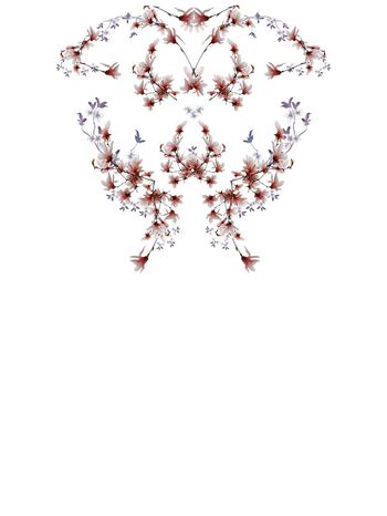 470655-纪梵希风格玉兰花中国风结合油画