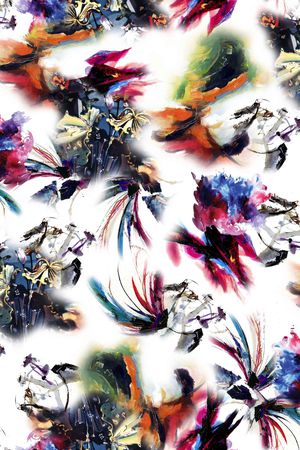 抽象印花华亿平台图片