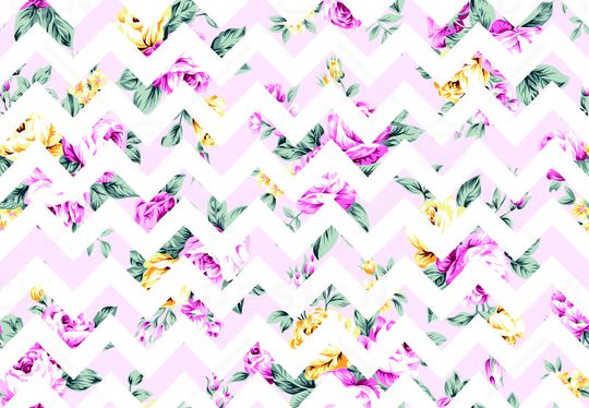 波浪条花印花华亿平台图片