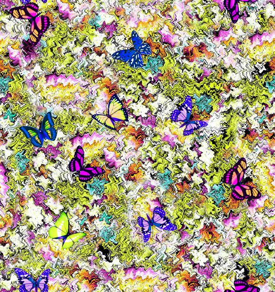 海洋底纹印花华亿平台图片