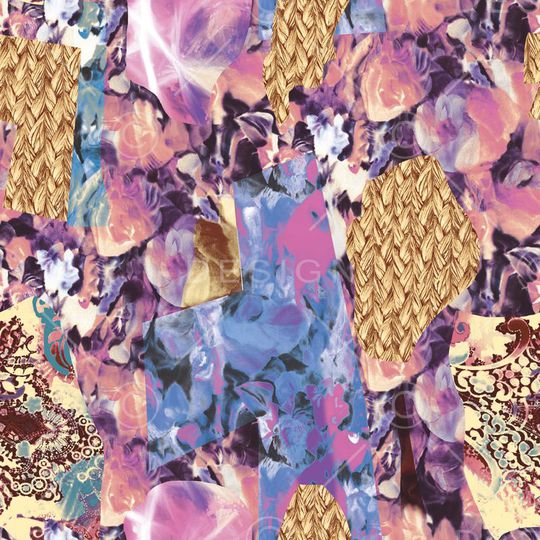 潮流大牌印花华亿平台图片