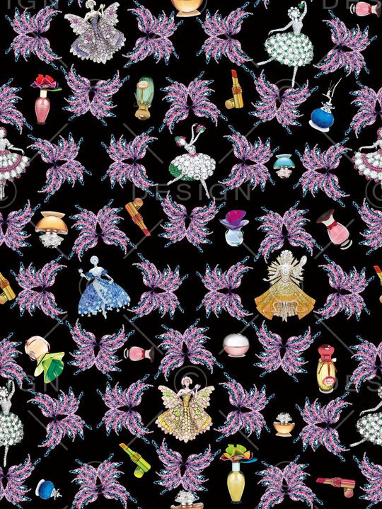 潮流大牌风格印花华亿平台图片