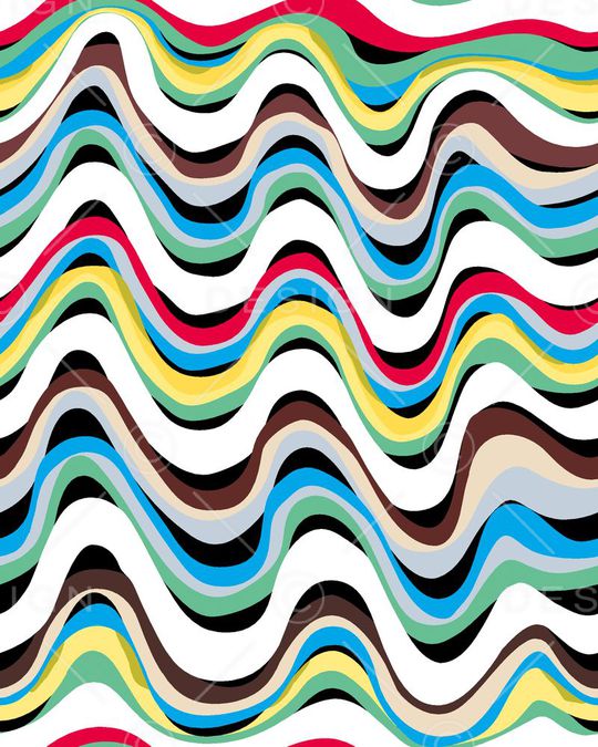 波浪花印花华亿平台图片