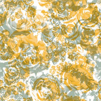 470828-复古双色花朵叠影玫瑰女装华亿平台