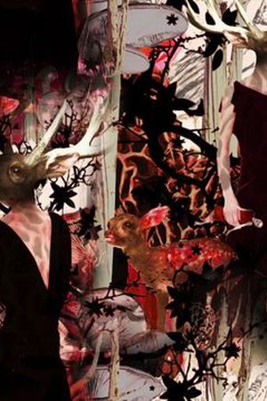 抽象印花华亿平台图片