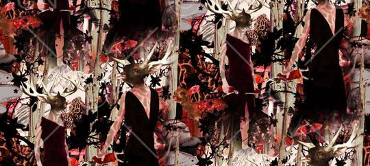 抽象印花华亿平台图片