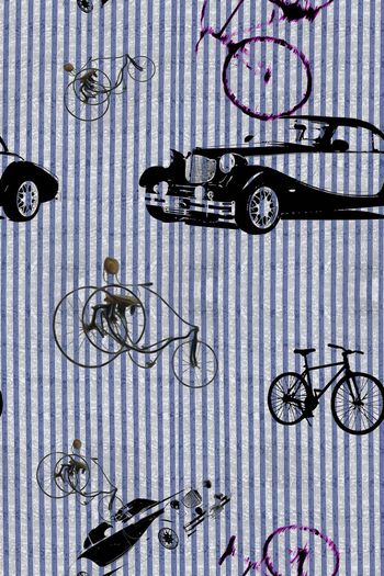 470923-汽车  自行车  时尚潮流  经典