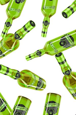 玻璃瓶印花华亿平台图片