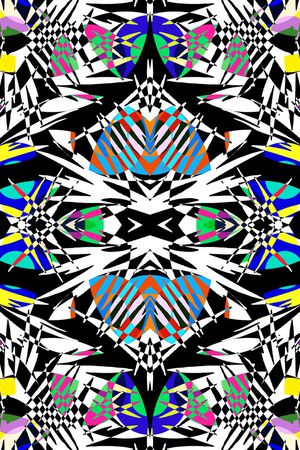 抽象印花华亿平台图片