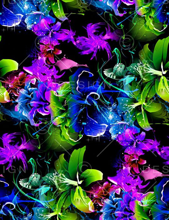 炫耀花印花华亿平台图片